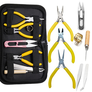 Juego de Herramientas de Joyería de 4.5 Pulgadas, 8 Piezas, Alicates de Joyería Multifuncionales, Alicates de Punta Fina, Tijeras, Pinzas, Juego de Kits - Product Image 4
