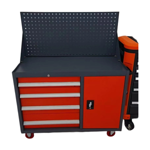 Aochen 5 Ngăn Kéo Đôi Cửa Kim Loại Cán Kết Hợp Có Thể Khóa Công Cụ Tủ Cho Hội Thảo Lưu Trữ Công Cụ - Product Image 6