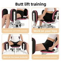 Machine d'adduction et d'abduction des hanches - Appareil multifonctionnel d'entraînement des jambes pour les adducteurs, les abducteurs, les cuisses internes et externes, et les fessiers, pour la maison et la salle de sport