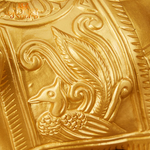 Ornamenti personalizzati oro elefante figurine di animali in resina artigianato per disegno - Product Image 5