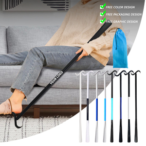 Bâton <span class=keywords><strong>de</strong></span> Dressage Long <span class=keywords><strong>de</strong></span> 35 Pouces Personnalisé par l'Usine Gaixie avec Chausse-<span class=keywords><strong>pied</strong></span> et Outil <span class=keywords><strong>de</strong></span> Retrait <span class=keywords><strong>de</strong></span> Chaussettes – Aides <span class=keywords><strong>au</strong></span> Dressage pour Chaussures, Chaussettes, Chemises, Pantalons - Product Image 2