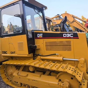 Caterpillar D3C <b>Track</b> Dozer Yellow Diesel Powered Bulldozer with Cummins Engine 180HP 4.5m Dozing Capacity Motor <b>Pump</b> Gearbox - Product Image 2