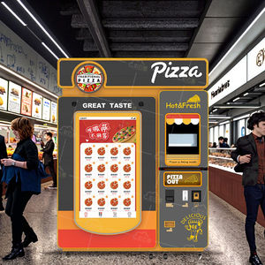 工場使用済み全自動デジタルタッチスクリーンピザ自動販売機スマート商業販売ビジネスバルクSDK機能搭載人気商品 - Product Image 1