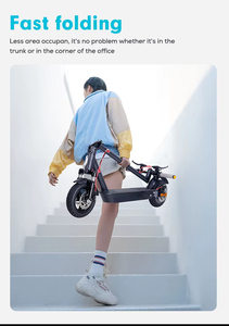 Monopattino Elettrico Pieghevole JLM MK086 Nero con Batteria al Litio, Controllo Tramite App e Lunga Autonomia - Consegna Diretta dalla Fabbrica - Product Image 6