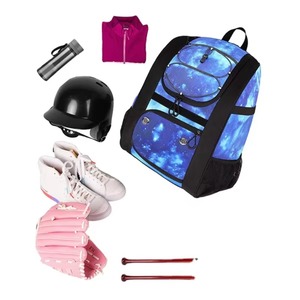 Échantillon gratuit de sacs à dos personnalisés BSCI en gros, sac de baseball multifonctionnel, sac à dos de basketball, de volley-ball et de baseball avec compartiment à chaussures - Product Image 4