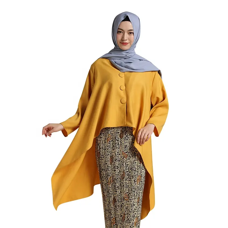 New Modest Muslim Islamic Clothing Abaya Dress 2 pcs set Fashion Design