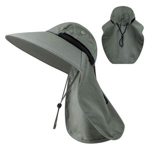 Sombrero de Sol de Nailon con Protección UV para Exteriores, con Visera y Solapa para el Cuello, para Caza, Pesca, Senderismo, Camping, Deportes, Viajes, para Hombres y Mujeres, para las Cuatro Estaciones - Product Image 5