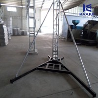 Structure de scène en aluminium en forme de A, sur mesure, pour sonorisation extérieure, idéale pour les bars.