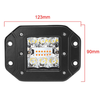 Luces LED para Auto, Focos LED, Faros LED 12V-24V, Luz de Trabajo 18W