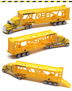 Nuovo arrivo 1:87 su misura logo metallo trasporto Die Cast auto contenitore <span class=keywords><strong>camion</strong></span> <span class=keywords><strong>giocattolo</strong></span> <span class=keywords><strong>camion</strong></span> con semirimorchio e rimorchio - Product Image 5
