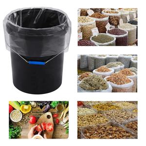 Revestimiento de tambor de fondo redondo de plástico grande de alta resistencia, bolsa de basura de plástico impresa personalizada en rollo - Product Image 5