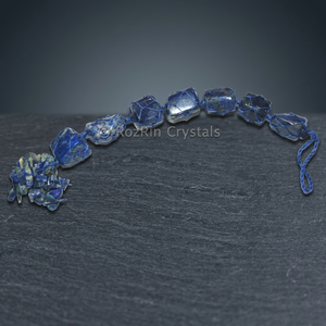 Natural Lapis Lazuli Gemstone Carved Hanging Stone Feng Shui & Vastu Reiki <b>Crystal</b> for Car & Office - Product Image 2