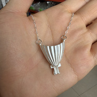 Nouveau collier créatif miniature pour arrangements floraux, pendentif bouquet tendance, accessoires de luxe légers