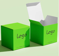Haute qualité personnalisé recyclable petite taille pliable carton ondulé papier Kraft emballage en boîte feuille gaufrage impression manipulation