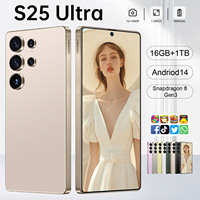 Téléphone portable d'origine de haute qualité pour smartphone S25 Ultra, 16 Go + 1 To, écran 7,3 pouces, téléphone mobile 5G Android S25 Ultra