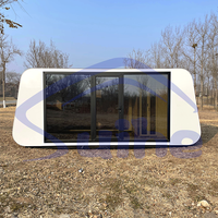 Conception coulissante de cabine à structure en acier Apple pour panneau sandwich durable pour appartement, bureau ou cour et matériau de conteneur