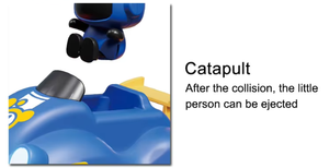 Voiture de combat télécommandée 2 pièces, jeu interactif 4 canaux, voiture de combat <span class=keywords><strong>pop</strong></span>-up pour enfants, intérieur-extérieur - Product Image 3