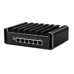CAIXUNIPC 6 * LAN Firewall Computadora de escritorio Intel 11th Gen 2. 0 6*2,5G Puertos Ethernet I226 DDR4 Mini Pc Router sin ventilador - Product Image 1