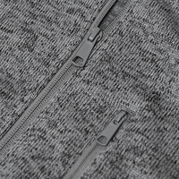 Veste polaire écologique pour homme en gros - Col montant, respirante, coupe-vent, fermeture éclair, logo personnalisable