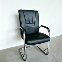 Chaise de bureau ergonomique simple et abordable, chaise de réunion pour visiteurs, mobilier de bureau à domicile à dossier haut