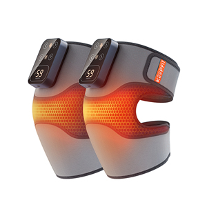 Massaggiatore per Braccia Senza Fili Intelligente con Schermo Touch, 5 Temperature, 3 Livelli di Vibrazione, Riscaldamento a Infrarossi in Grafene, Cintura per Massaggio Profondo - Product Image 1