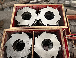 Trituradora de doble eje primaria con componentes de engranajes de motor de cobre para líneas de granulación y molienda fina de aleación de aluminio - Product Image 5