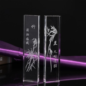 Vente directe usine – Décoration de bureau <span class=keywords><strong>en</strong></span> gros – Cadre photo <span class=keywords><strong>en</strong></span> cristal <span class=keywords><strong>transparent</strong></span> personnalisé avec gravure laser – <span class=keywords><strong>Presse</strong></span>-papiers <span class=keywords><strong>en</strong></span> <span class=keywords><strong>verre</strong></span> vierge <span class=keywords><strong>transparent</strong></span> - Product Image 3