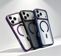 Coque de téléphone magnétique givrée multicolore très vendue pour iPhone 18 Pro Max, Fundas Para Celulares pour iPhone 15 Pro Max 16 17 18