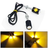 Lámpara de señal Universal para motocicleta, luz LED para matrícula de coche, bombilla con forma de ojo de águila superbrillante, indicador de giro