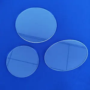 Custom Multifunctional Clear Acrylic Round Sheet Blank Simple Transparent Acrylic Oval Disc Acrylic Circle Sheets