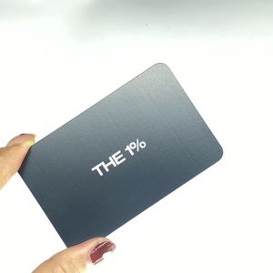 ผลิตภัณฑ์ใหม่ชุบโลหะอลูมิเนียมบัตรธนาคารนามบัตรเปล่า - Product Image 1