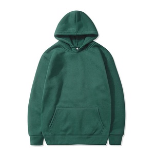 เสื้อฮู้ดดี้ผู้ชายไซส์ใหญ่ขายส่ง สีพื้นแบบสวมหัว - Product Image 1