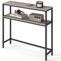 Tables consoles de haute qualité, table d'entrée moderne industrielle, table d'appoint étroite pour entrée