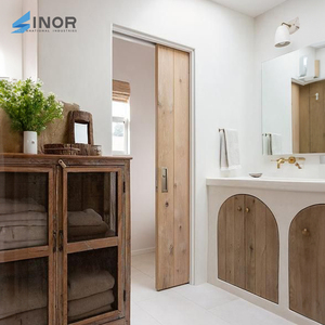 Vente en gros de système de glissière d'armoire de poche commerciale à faire ou à ne pas ouvrir sur le côté pour salle à manger entrepôt style ferme - Product Image 6