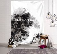 Nordic Style INS Green Leaf Print Tapestry Aesthetic Wall Hanging Background Cloth Decorative Wall Cloth for Living Room Bedroom