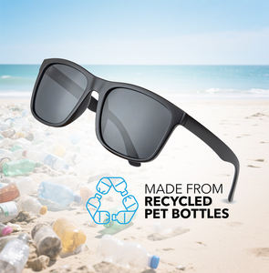 Gafas de Sol Recicladas de Marca con Logo Personalizado del Fabricante, Moda UV400 para Hombre y Mujer, Gafas de Sol Clásicas Deportivas Unisex Polarizadas - Product Image 1