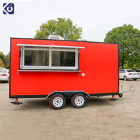 Camion de crème glacée CAMPTRL, remorque alimentaire mobile, cuisine entièrement équipée, chariot à café, chariot à hot-dogs, remorque à pizzas, camion de restauration BBQ, extérieur