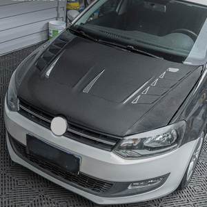 Cubierta de Motor de Alta Calidad Estilo VR TR GTI, Capó de Fibra de Carbono Real para Volkswagen VW 2011-2019 - Product Image 5