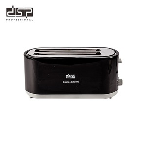 Tostadora de 1400W para 2 Rebanadas, Temporizador Mecánico, Control Independiente, Máquina para Tostar Pan Negra, Preparador de Desayunos - Product Image 2