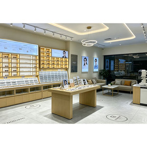 Vitrine d'exposition pour lunettes de soleil et verres optiques, design de magasin, éclairée par LED, durable, de haute qualité - Product Image 3