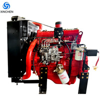 Mesin Diesel XC4B26 45KW 61HP 3000RPM 4-Silinder Berpendingin Air untuk Pompa Kebakaran Unit Pompa Air