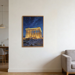 Tableau mural LED encadré Paysage Urbain sur Toile – Décoration Murale Lumineuse pour Salle de Bain, Chambre et Salon - Product Image 3