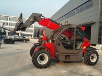 Chariot élévateur diesel tout-terrain, chariot télescopique diesel 3 tonnes 7M, chariot élévateur à moteur diesel pour terrain accidenté