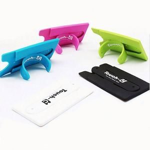 Soporte de Silicona para Teléfono Móvil con Logotipo Personalizado, Tarjetero, Ecológico, Adhesivo OEM, Soporte para Celular - Product Image 2