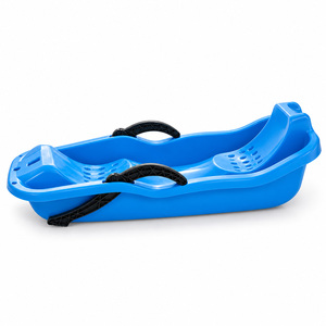 Luge pour enfants avec repose-pieds, <span class=keywords><strong>jouet</strong></span> d'<span class=keywords><strong>hiver</strong></span> en plastique durable pour glisser sur les pentes, cadeau unisexe - Product Image 2
