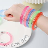 Bracelet lumineux LED en acrylique, très vendu, décorations de Noël, bâtons lumineux
