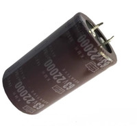 Amplificateur de puissance 22000UF 63V 20%, équipement audio, condensateur électrolytique de filtre cc 35*60 ESMH630VSN223MA80U