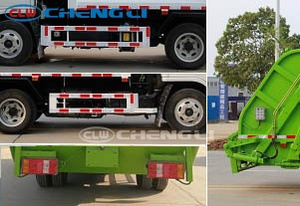 รถบรรทุกขยะอัด <span class=keywords><strong>SINOTRUK</strong></span> HOWO 4.5 ตัน 3 ลูกบาศก์เมตร |   สำหรับการเก็บขยะมูลฝอยของเทศบาล - Product Image 4