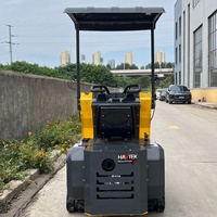 Livraison gratuite de la petite chargeuse à chenilles T390 Logistics Warehouse Material Handling Wheeled Loader Livré avec une garantie d'un an