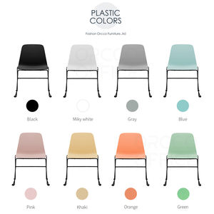 Aula escolar 100% nuevo Material PP silla de estudio apilable de plástico para escuela secundaria biblioteca auditorio centro de formación - Product Image 5